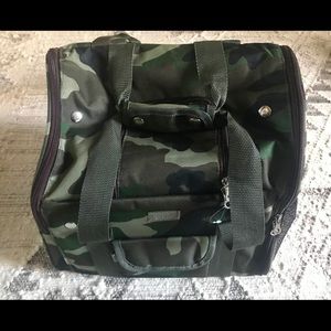 Camouflage backpack pet carrier
